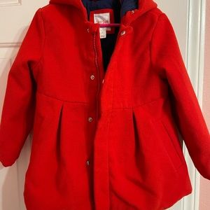 Super cute girls coat in red